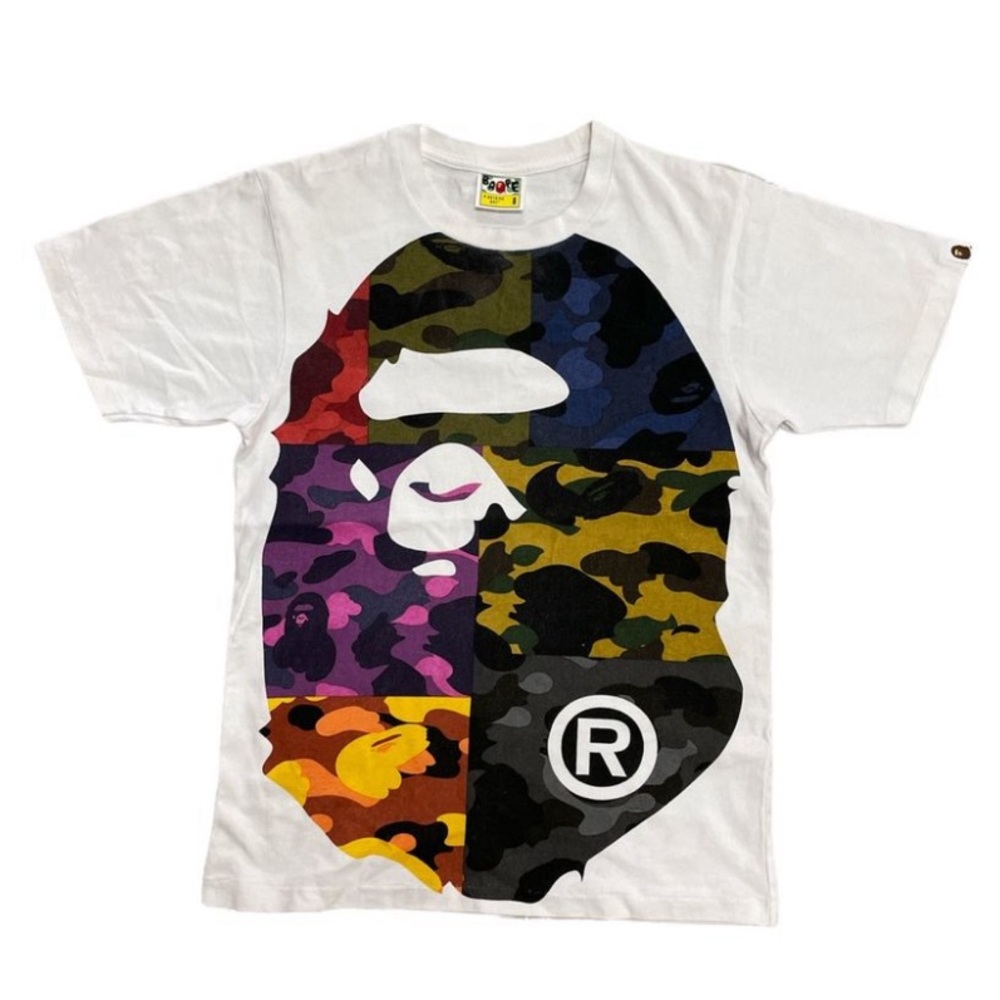 Colorful Camouflage Bathing Ape T-Shirt